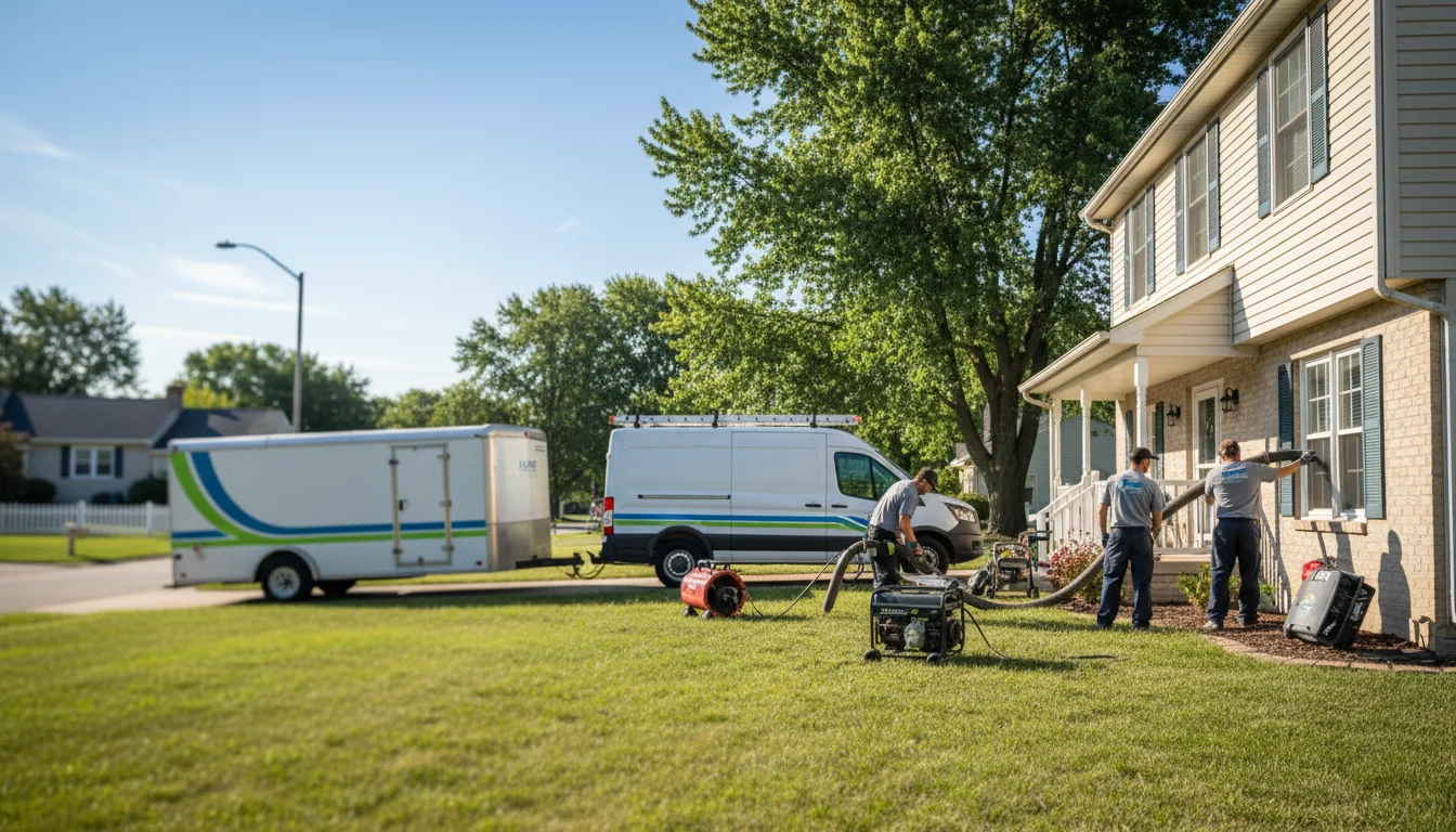 Flooded Basement Restoration And Cleanup With Repair in Grand River, OH near me